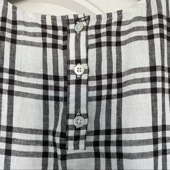 Rylee + Cru Black and White Plaid Midi Dress - Picture 6 of 10